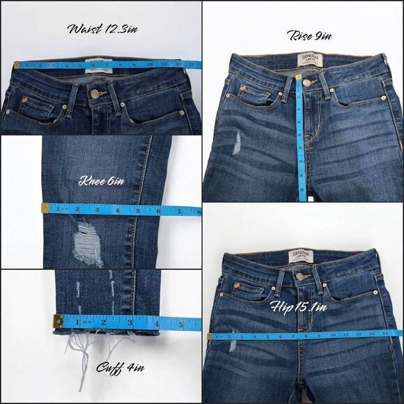 Denizen from Levi's Mid Rise Jeggings(A011)-Size 1M (25x30) for Women - Picture 9 of 10